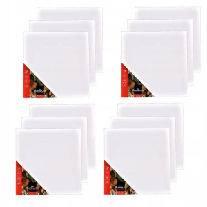 Płótna Malarskie Do Malowania Zestaw 25x25 12 Szt
