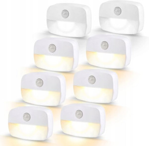 Lampka Led Bezprzewodowa Z Czujnikiem Ruchu Nocna