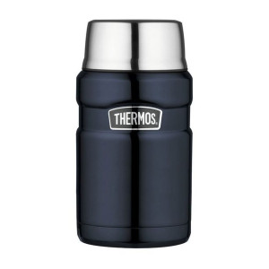 Termos z kubkiem na jedzenie - ciemnoniebieski