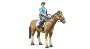 BRUDER Figurka policjanta na koniu 62507