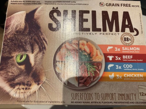 shelma karma mokra dla kotów 12x85gr