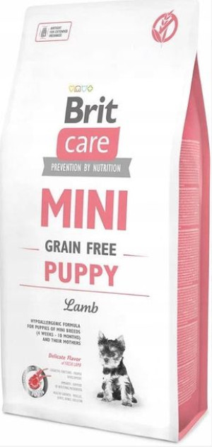 BRIT Care MINI Grain Free Puppy JAGNIĘCINA 7kg