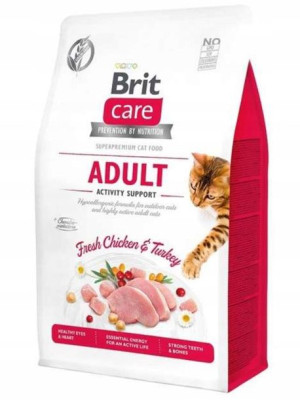 BRIT CARE CAT ADULT Activity Support 2 kg BEZ ZBÓŻ