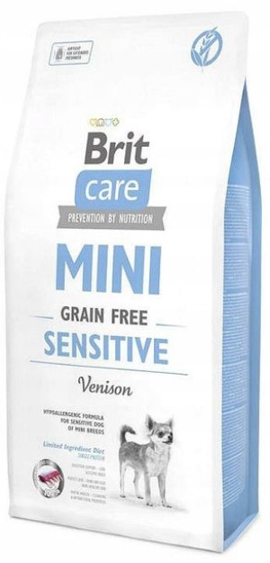 BRIT CARE MINI Grain Free Sensitive DZICZYZNA 7 kg