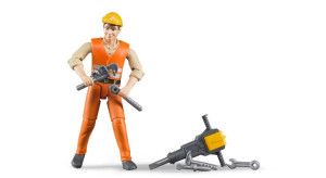 BRUDER Figurka robotnika z akcesoriami 60020