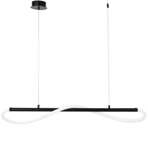 Lampa Sufitowa Wisząca Long Black Lina Led