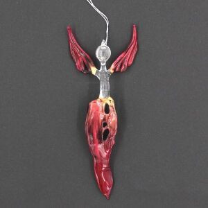 Aniołek szklany (20 cm) - kolor do wyboru