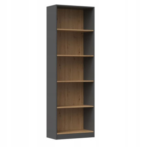 Regał R60 Książki Segregatory Antracyt-artisan Top