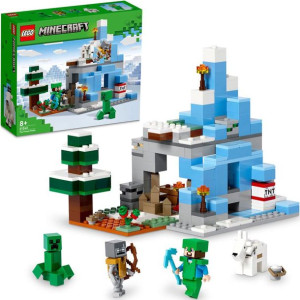 LEGO Minecraft Ośnieżone Szczyty Klocki Figurki Zestaw 21243