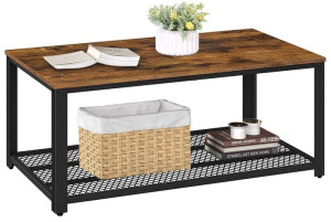 Stolik Kawowy Ława Do Salonu Z Półką Loft 106x60cm
