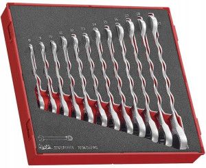 Zestaw 12 kluczy z grzechotką TENG TOOLS TED6512RS