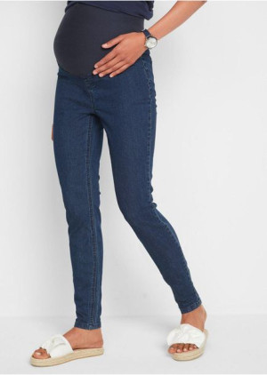 Bonprix Spodnie Jeansowe Ciążowe Ze Ściągaczem Rurki Jeansy 44-46 928008