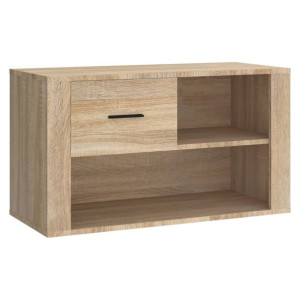 Szafka na buty, dąb sonoma 80x35x45 cm, materiał drewnopochodny