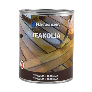 Olej do drewna tekowego 1 l, 44%, 8-10 m²/l