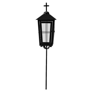 Lampion cmentarny 70cm Menuett + grot 40cm
