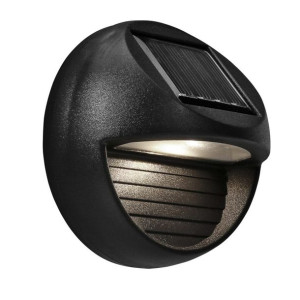 Ścienna solarna lampa punktowa LED 2 szt. Ø7,9 cm