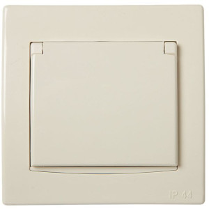 Gniazdo Ścienne Anya IP44 16A 230V 82x82x14mm