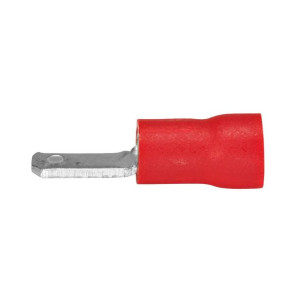 Konektor płaski męski 10szt 0,5-1,5mm², czerwony, 2,8mm