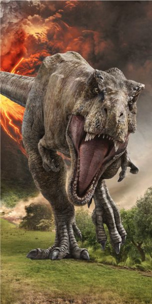 Ręcznik bawełna 140x70cm Jurassic Dino T-REX