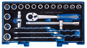 Zestaw nasadowy 1/2 w walizce King Tony 4524MRV05