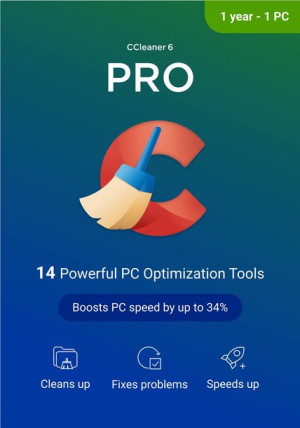 Piriform CCleaner Professional 1PC / 1Rok PRO
