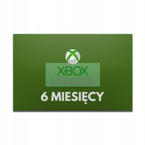 Xbox Live GOLD 6 Miesiące ( kod aktywacyjny) PL