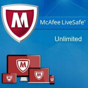 McAfee Live Safe bez limitu stanowisk na 1 rok