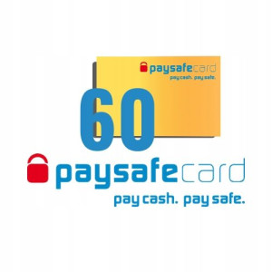 PaySafeCard 60 zł ( 30 + 30 ) PSC