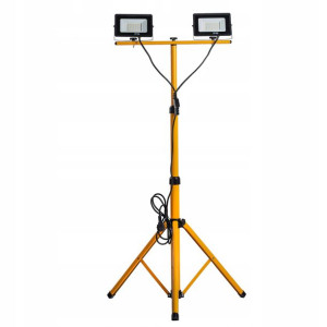 Stojak 2x 20W naświetlacz HALOGEN SLIM wtyczka CW