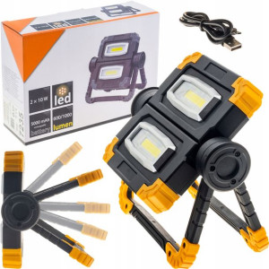 Halogen Led Naświetlacz Akumulatorowy Budowlany