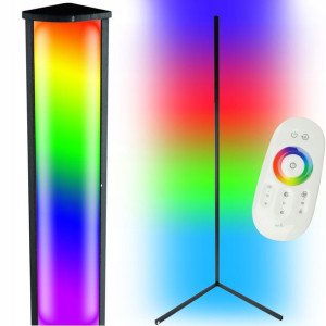 Lampa stojąca narożna podłogowa RGB LED + pilot