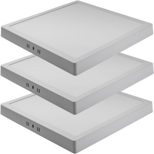 3x Panel plafon LED natynkowy kwadrat 24W NEUTRALNA