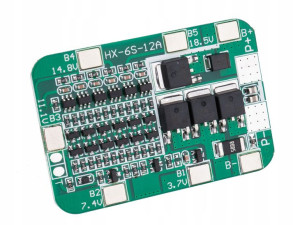 Ładowarka ochrona BMS PCM 6S 15A 24V Li-ion 18650