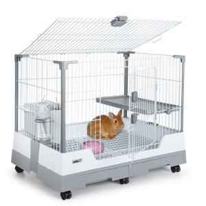 Oiibo Rabbit Cage Sr0081 - Klatka Dla Królika 83x55x66cm