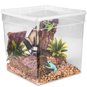 Terrario Reptibox 19x19x19cm - Przeźroczyste Terrarium Faunarium