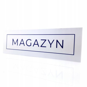 Tabliczka informacyjna MAGAZYN 27x9