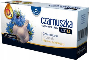 CZARNUSZKA CCD Czosnek + Witamina D3 60 kapsułek