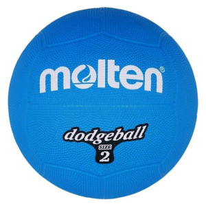 Piłka gumowa molten dodgeball db2-b r. 2 niebieska