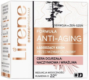 Lirene ANTI-AGING Łagodzący krem przeciwzm 50 ml