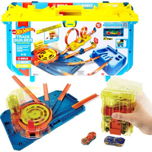 Hot Wheels Track Builder Unlimited zestaw Turbo Wyrzutnia w walizce