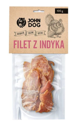 JohnDog Filet z indyka 100g