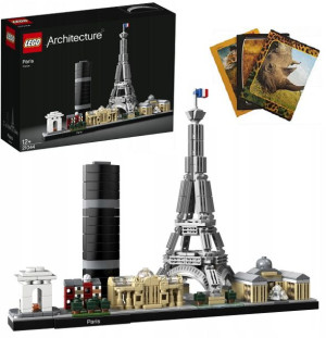 Lego Architecture 21044 Paryż Klocki + Gratis Zeszyt