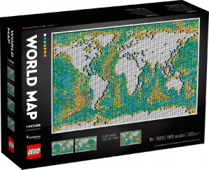 Klocki Lego Art 31203 Mapa Świata