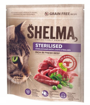 Sucha karma dla kota Shelma wołowina750g