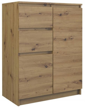 Komoda Szafka 2d2s 70cm Dąb Artisan Regał Top