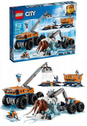 Lego City Klocki 60195 Arktyczna Baza Mobilna