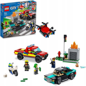 LEGO City Akcja strażacka i policyjny pościg 60319