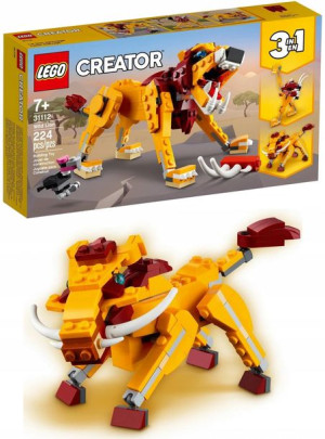 LEGO Creator 3 w 1 31112 Dziki lew