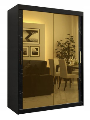 Szafa przesuwna garderoba GOLDEN T3 150 z lustrem