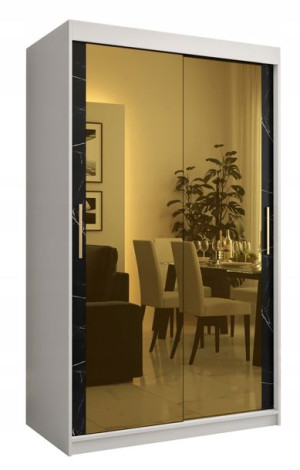 Szafa przesuwna garderoba GOLDEN T3 120 z lustrem